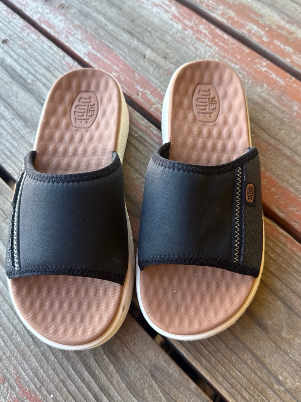 Hey Dude High Tide Espadrille Slides Size 7 (worn once)